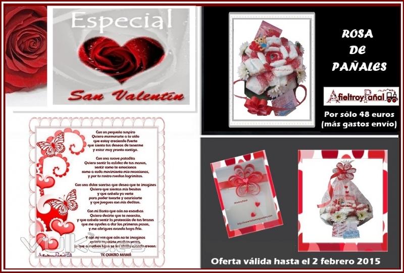 Oferta San Valentin 2015, Rosa de Paales por slo 48euros, oferta slo hasta el 2 febrero 2015