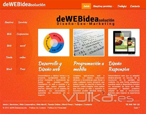 Diseño Web deWEBidea