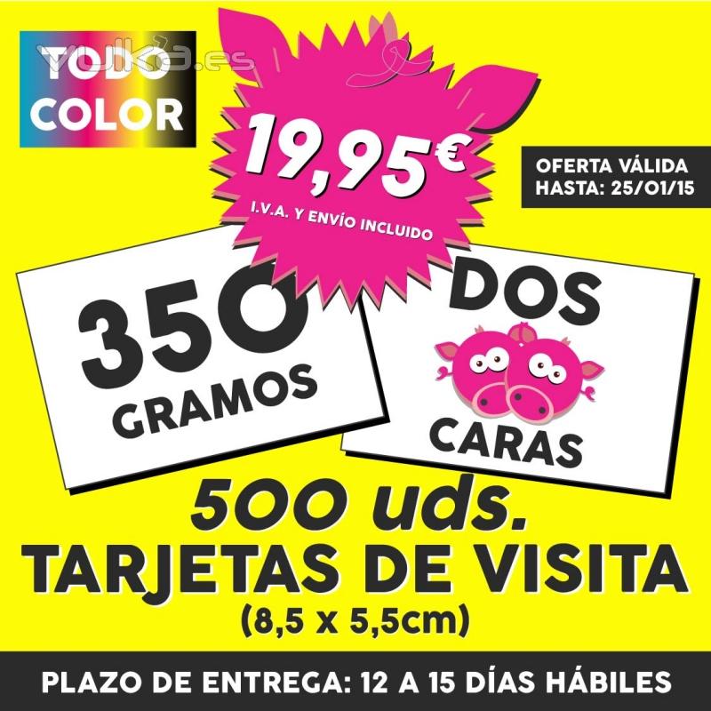 Oferta de la Semana; http://www.lowcostprinting.es/es/home/227-500-tarjetas-de-visita.html