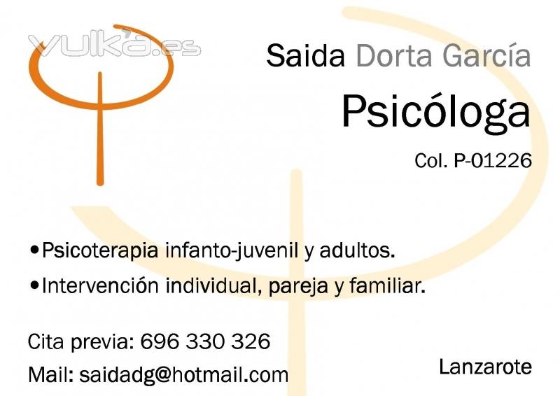 psicóloga en Lanzarote
