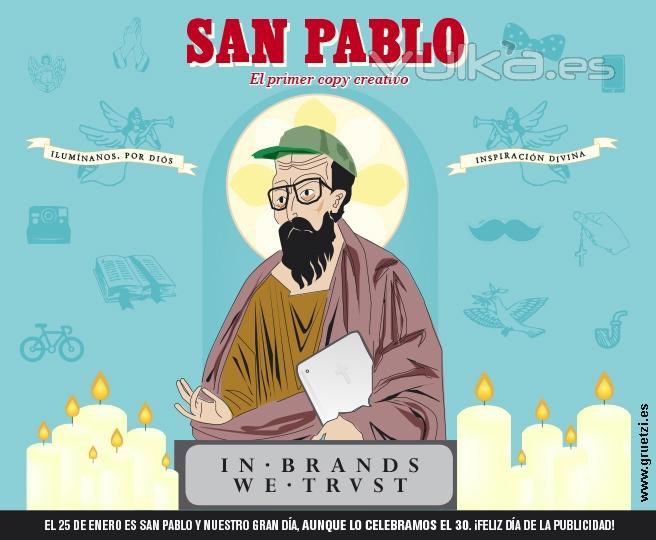 Campaña Día de la Publicidad. San Pablo, el primer copy creativo.