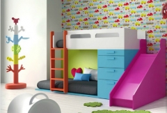 Dormitorio infantil litera de muebles jjp coleccin infinity 11.