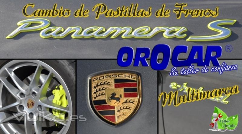 Cambio de Pastillas de Frenos Porsche Panamera