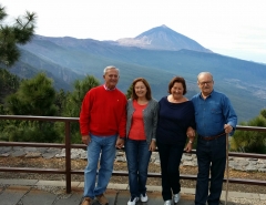 Mirador del norte con amigos taxistenerife