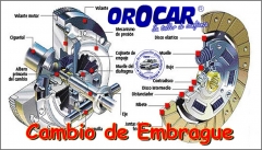 Cambio de embrague en talleres orocar , taller multimarca leganes, madrid