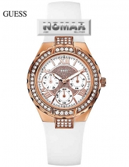 Reloj guess blanco oro rosa de mujer 2015 w0300l2