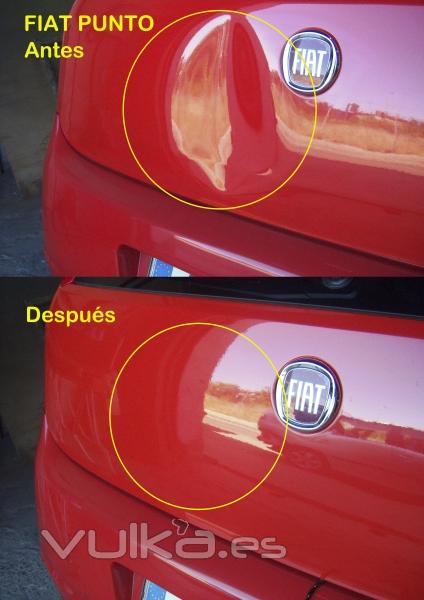 REPARACION DE ABOLLADURA EN FIAT PUNTO