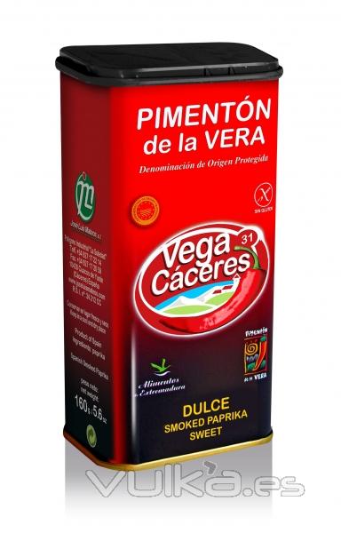 PIMENTON DE LA VERA LATA 160 G. NETO DULCE VEGACACERES