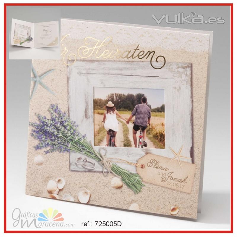 Invitacin de boda 2015  vintage