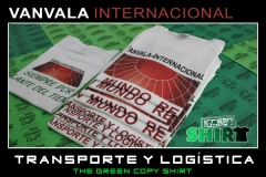 Impresion camisetas vanvala transportes | the green copy serigrafia villanueva de la canada madrid