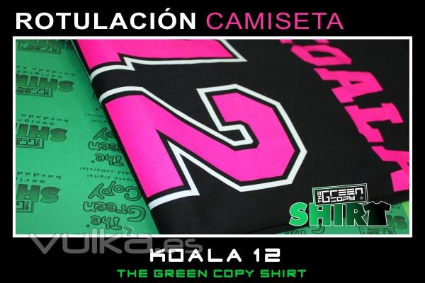 Serigrafía Camisetas Kolala 12 | The Green Copy Serigrafia Villanueva de la Cañada MADRID