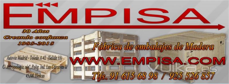 Empisa fabrica de embalajes de madera