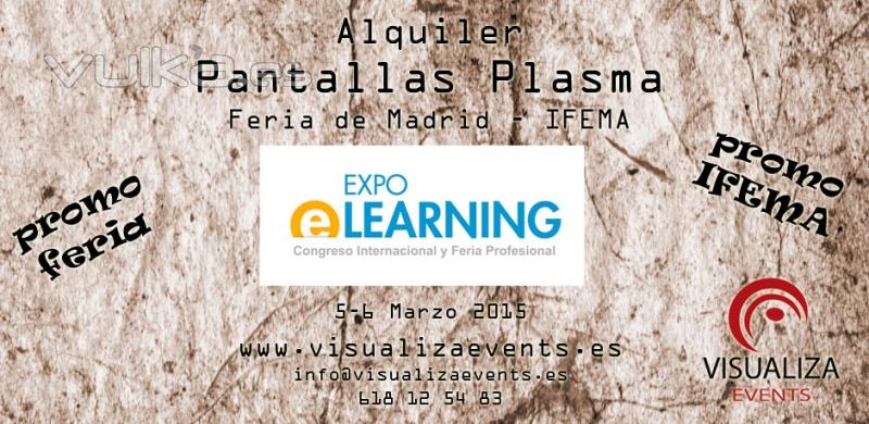 Alquiler Audiovisuales Madrid - Alquiler Pantallas Plasma Feria Madrid - Alquiler Proyectores Madrid
