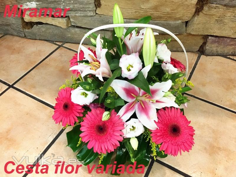 Cesta fucsia