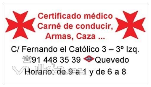 CERTIFICADOS MEDICOS   FERNANDO EL CATOLICO  3