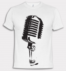 DDT Camisetas. Camiseta original modelo micrófono.