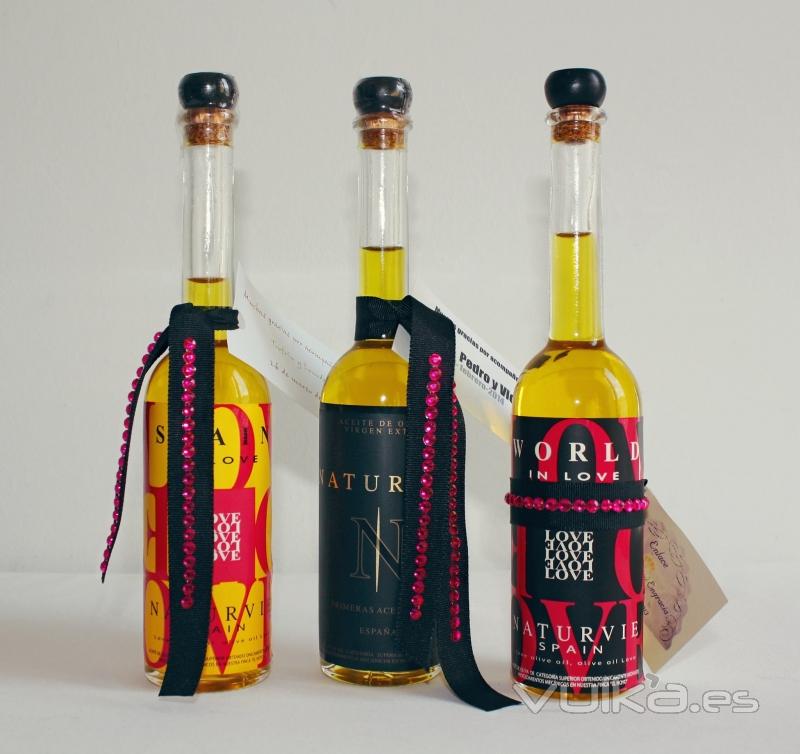 Botellas lricas de aceite