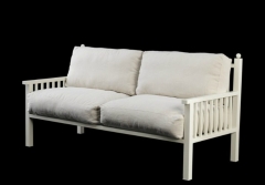 Sofa de forja blanco