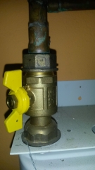 Reparacion de fuga de gas en llave de contador