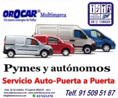 Talleres orocar, servicio auto-puerta a puerta, coche de sustitucion gratis, revisiones y mantenimie
