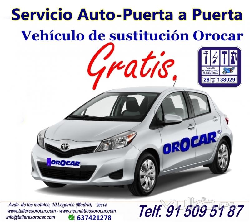 Talleres Orocar, Servicio Auto-Puerta a Puerta, Coche de Sustitucin Gratis, Revisiones y Mantenimie