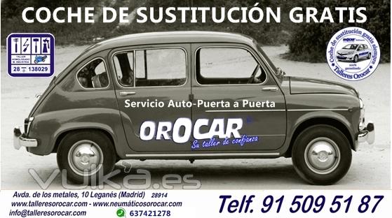 Talleres Orocar, Servicio Auto-Puerta a Puerta, Coche de Sustitucin Gratis, Revisiones y Mantenimie