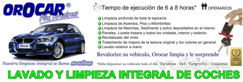 Limpieza Integral de Coches en Madrid, Leganes