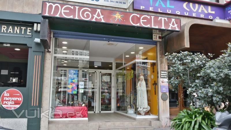 Fachada principal de MEIGA CELTA - Bazar espiritual en A Corua