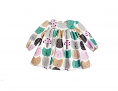 Vestido nina con un moderno estampado de osos