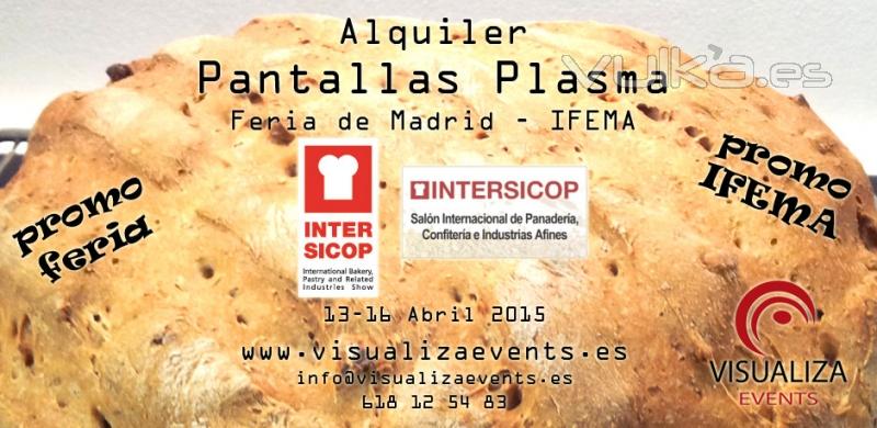 Alquiler Audiovisuales Madrid - Alquiler Pantallas Plasma Feria Madrid - Alquiler Proyectores Madrid