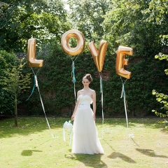 Globos gigantes que forman la palabra love original photocall, elegante decoracion