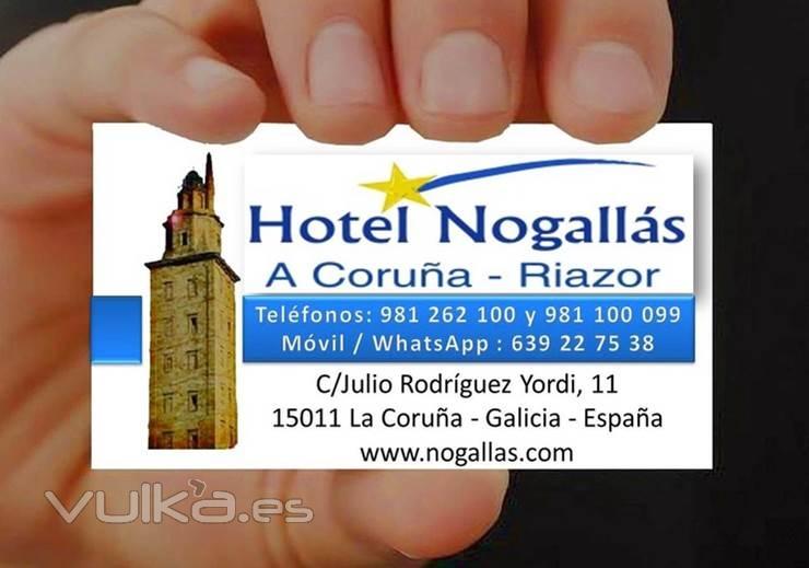 Nogallás*, Su Hotel en la ciudad de La Coruña, zona Riazor. Donde descansar es un placer.