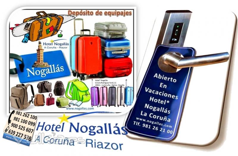 Nogallás*, Su Hotel en la ciudad de La Coruña, zona Riazor. Donde descansar es un placer.