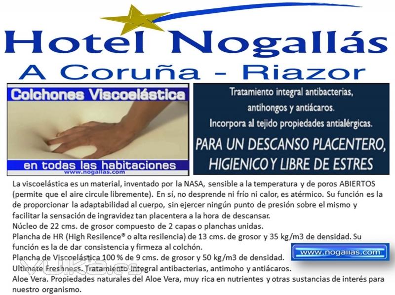 Nogallás*, Su Hotel en la ciudad de La Coruña, zona Riazor. Donde descansar es un placer.