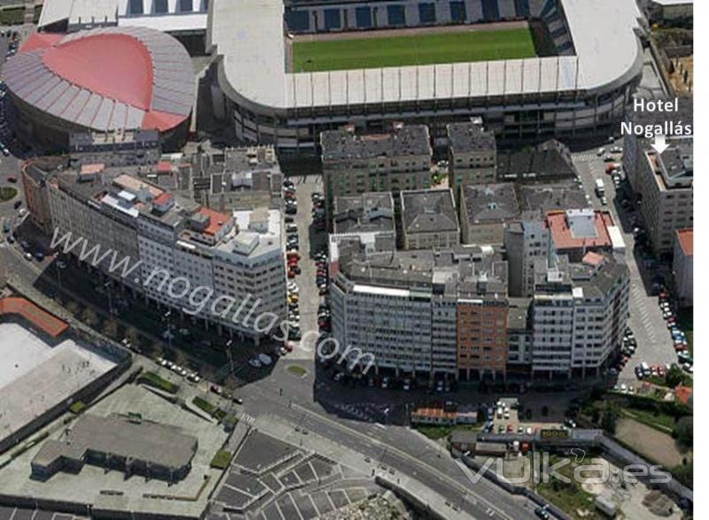 Nogallás*, Su Hotel en la ciudad de La Coruña, zona Riazor. Donde descansar es un placer.
