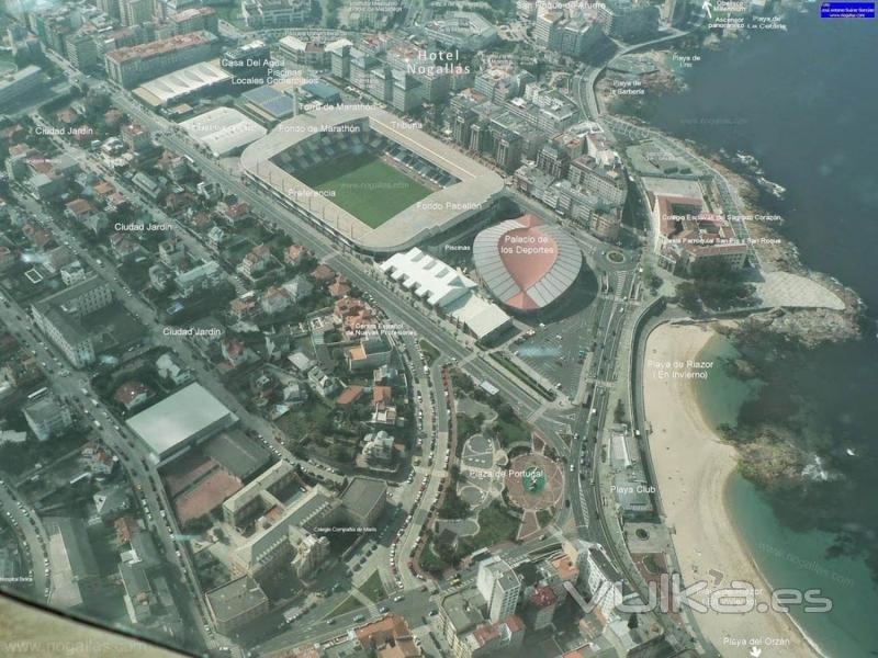 Nogallás*, Su Hotel en la ciudad de La Coruña, zona Riazor. Donde descansar es un placer.