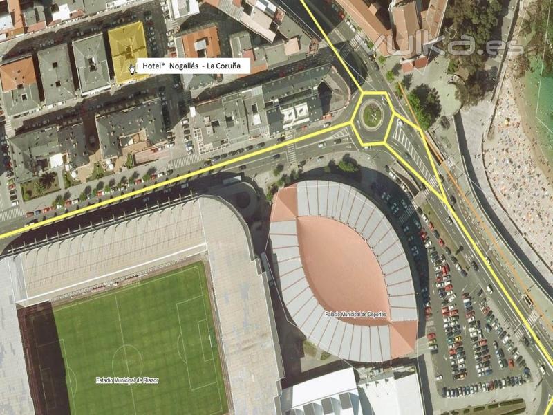 Nogallás*, Su Hotel en la ciudad de La Coruña, zona Riazor. Donde descansar es un placer.