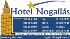 Nogallas*, su hotel en la ciudad de la coruna, zona riazor donde descansar es un placer