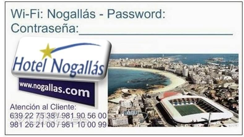 Nogallás*, Su Hotel en la ciudad de La Coruña, zona Riazor. Donde descansar es un placer.