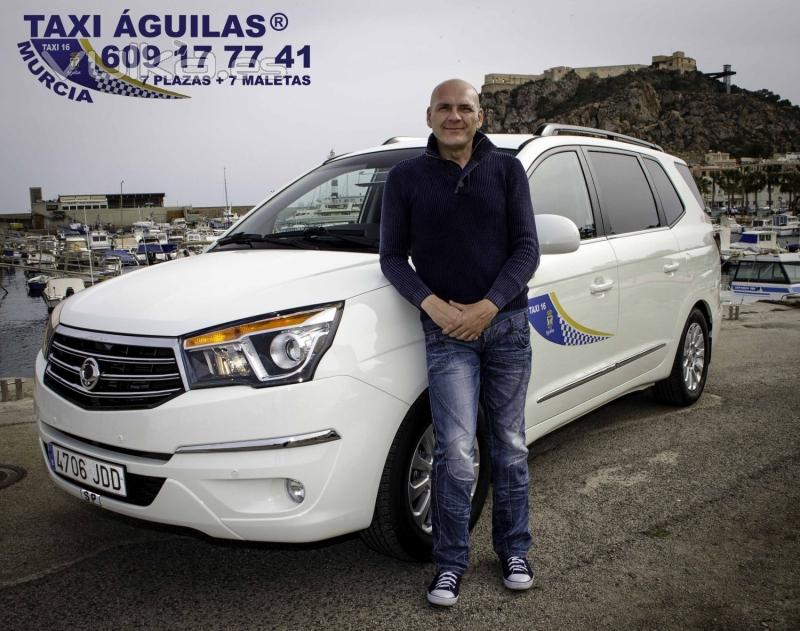 TAXI ÁGUILAS® TLF: 609 17 77 41 (TAXI 7 PLAZAS + 7 MALETAS) 