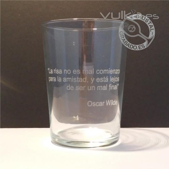 Vaso de Sidra Grabado, Personalizado