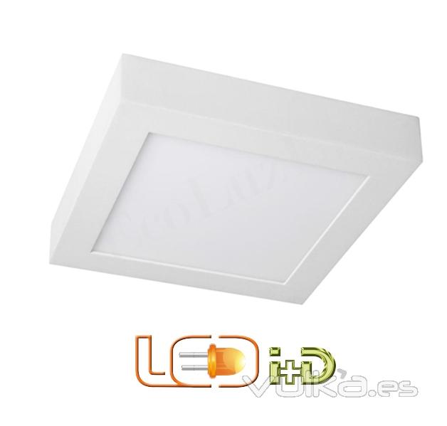 Downlight de superficie Cuadrado 18W