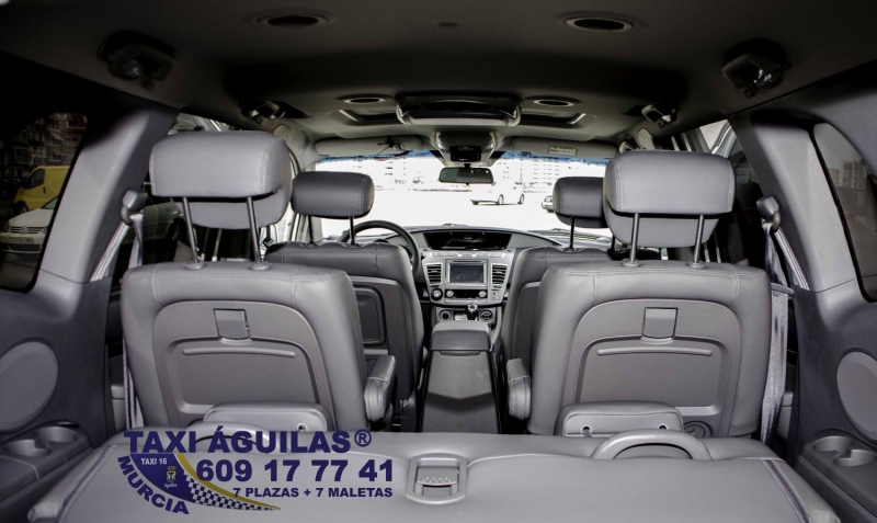 TAXI ÁGUILAS® TLF: 609 17 77 41 (TAXI 7 PLAZAS + 7 MALETAS)