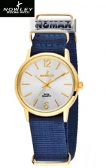 Reloj nowley navy collection correa nylon, sumergible 30m grabado tapa gratis