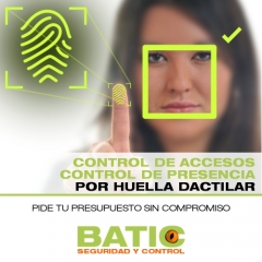 Control de accesos y presencia por huella del dedo