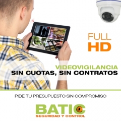 Videovigilancia sin cuotas, sin contratos