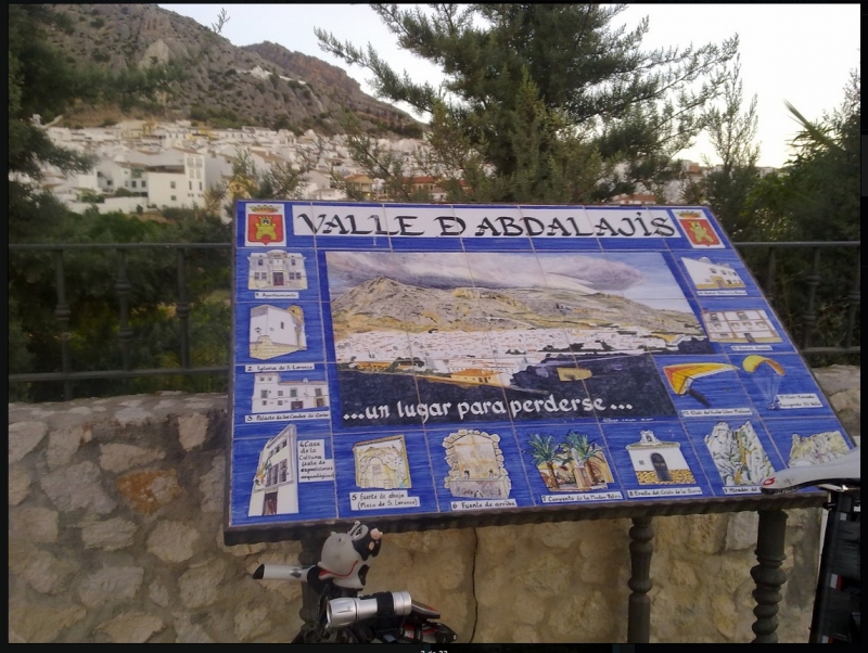 Mural informativo de Valle de Abdalajs (Mlaga)