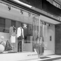 Escaparate de la boutique kety paniagua