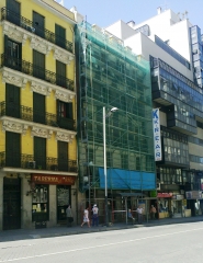 Rehabilitación fachada proteguida