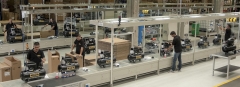 Cadena montaje compresores de piston en fabrica nuair